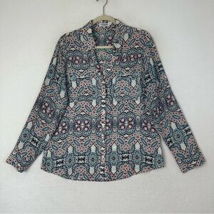 Express Multicolor Paisley Portofino Shirt